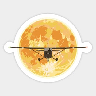 Cessna 172 Full Moon Sticker